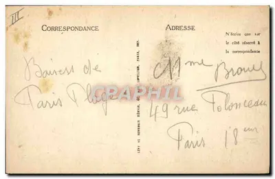 Le Touquet-Paris-Plage — Mulher banhando-se — LL — Verso