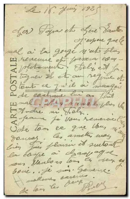 Campanha de Oriente 1914-1918 — Tomada de uma trincheira búlgara de 1ª linha perto de X... — Editor não identificado — Verso