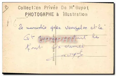 Le numédo de Vangelos et le Général de Gaulle — Édition Privée De M'Guyot — Verso
