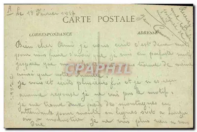 Wylądowanie wojska — Wojna 1914-15 na Bałkanach — Vise, Paryż, nr 1331 — Rewers
