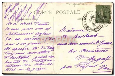 Transport van een Engelse vliegtuig — Oorlogstekening 1914 — n°124 — Achterkant