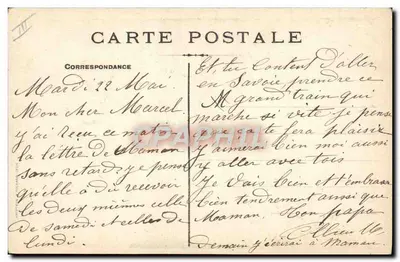 Un combat dans les airs — scène d'aviation militaire — éditeur non visible — Verso