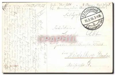 Mulher perfumando violetas — edição H. Fournier — n° 398674 — Verso