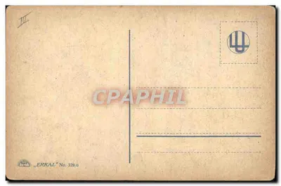 एक युवा महिला और घोड़ा — गुलाब — प्रकाशक ERKAL संख्या 328.0 — पीछे