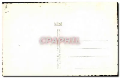 André Dreyfus — uśmiechnięty portret w stroju i kapeluszu — Dozer Carlet — Rewers