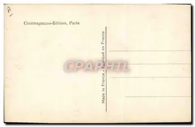 Richard Arlen — amerykański aktor — Cinémagazine-Edition, Paryż, n°776 — Rewers