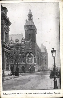 Relógio do Palácio de Justiça — Paris — Coleção Petit Journal