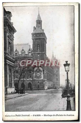 Relógio do Palácio da Justiça — Paris — Coleção Petit Journal