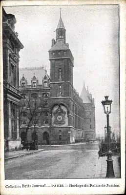 Paris — Relógio do Palácio da Justiça — Coleção Petit Journal