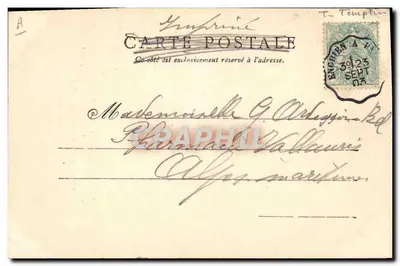 Montmorency (Seine-&-Oise) — derniers vestiges du monastère des Templiers, ancienne église Notre-Dame — F. POUYDENAT, 37, rue Faidt, Paris — Verso