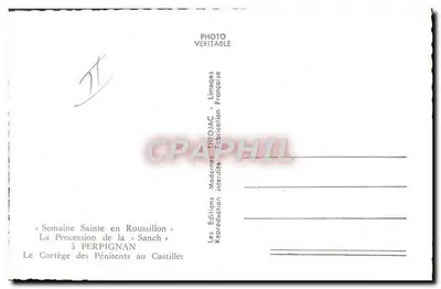 Brama Notre-Dame — Procesja Pénitents — Théojac — Rewers