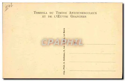 Sanatorio de Parigné-l'Évêque (Sarthe) — Répertoire des Femmes — Asociación de Higiene Social y Conservación Antituberculosa de la Sarthe — Reverso