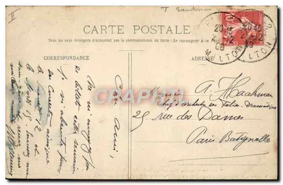 Sanatorium van Neuville, bij Montreuil-sur-Mer (P.-d.-C.) — Gevel van het instelling — (Gepresenteerd door de Nationale Campagnevereniging) — n°4 — Achterkant