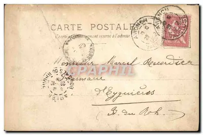 Femme et enfants avec poupées — scène de studio — éditeur Moëmaine, n° 8 — Achterkant