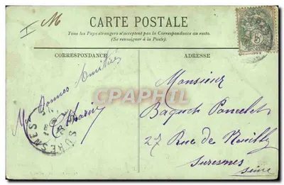 Gruppo di Bagnanti — Fours les Bains, Col. H. B. — n° 5017 — Verso