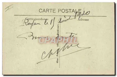 Zeebaden — Badend — BR — Bloc Frères, Borduaur — Achterkant