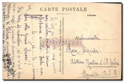 Enfant en maillot de bain — scène de plage — éditeur Kilib et établie, série N° 101 — Verso