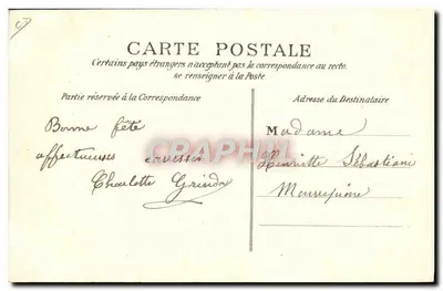 La Parigina nel 1909 — illustrazione della conducente di un'automobile — editore Vendier, n°5 — Verso
