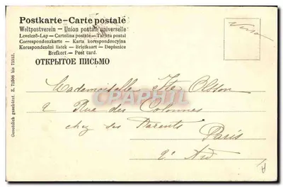 Paesaggio invernale — decoro di vischio e bosso — editore anonimo — Verso