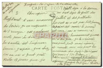 32º Regimento de Aviação — Entrada do quartel Ferber — Edição Lepori — Verso