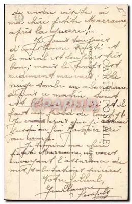 Campo militare a Mailly-le-Camp — Ricordo di Mailly-le-Camp — editore sconosciuto, n° 502 — Verso