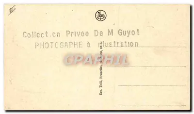 Piloto de aviação — Sujeito: piloto em avião — Editor: Em. Thill, Bruxelas, n°3 — Verso