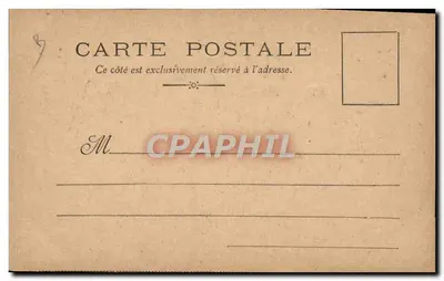 Marché de Noël — Série 'Mes Cartes Postales' — R. F. la Ferrière 1904 — Verso
