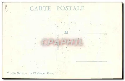 O rei Dagobert — Semana Nacional da Criança — Comité Nacional da Criança, Paris — Verso