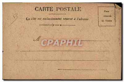 Scène de restaurant — caricature de télégraphie sans fil — éditeur 'Les Cartes Postales' n°1 — Verso
