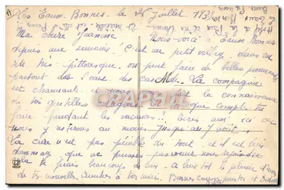 Grupa Ossalois — Typy Pyrenées 714 — Fototypia Laguère Frères Toulouse — Rewers