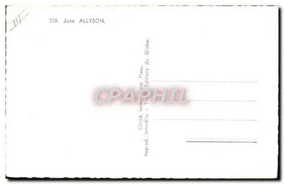 June Allyson — aktorka — Cliché International Press, n°528 — Rewers