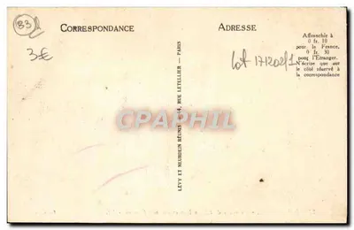 L'Estérel - Droga Esquillon i widok na Cannes - LL - Selecta — Rewers