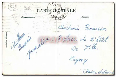 Toulon — Place de la Liberté — éditeur L. Lapisser, n°24 — Verso