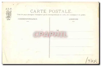 Paris — Bois de Boulogne — Innenansicht der Höhle — Die Wasserfall — Rückseite