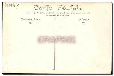 Bois de Boulogne — A Cascata — editor desconhecido, n° 95 — Verso