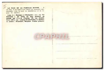 O reinado da paz e da harmonia — 71. — Editor não visível — Verso