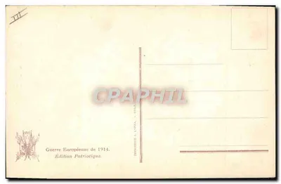 Enfermeira e ferido — O Bom Socorro — Edição Patriótica de 1914 — Verso