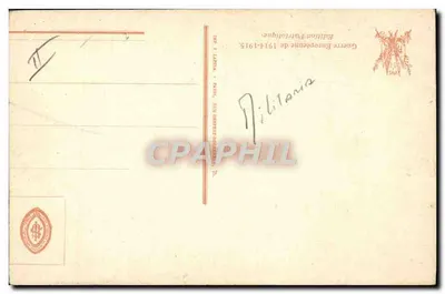 Enfermera de la Cruz Roja — Dedición — A. Tantré, n° 2255 — Reverso