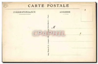 Sociedade Francesa de Socorro aos Feridos Militares — Hospital A 7 de Mongré em Villefranche-sur-Saône — Sala N° 3 — Verso