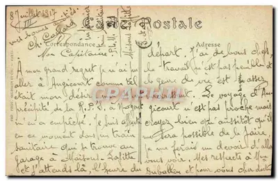MAISONS-LAFFITTE — Hospital Auxiliar n° 11 (Croix-Rouge Francesa) — Lecomte Malet — Verso