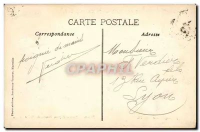 Sídney, M. M. — Em Mousson de S. O. — Paris R. Dumont-Duparc, Pintor de Marinha — Verso