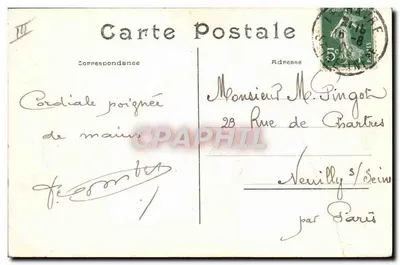 Le Havre — A "Savoie" — F. B. — Verso