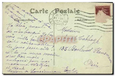 Le Havre — A Savoie, da Compagnia Geral Transatlântica — ND Fot. — Verso