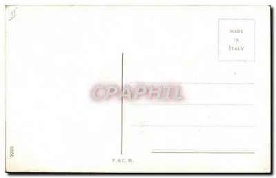 Jovem mulher com chapéu — Trieste — F. & C. M. — Verso