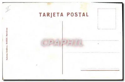 Madrileña — Portret kobiety — autor Carlos Vázquez, wydawca Talleres Gráficos BOBES, Barcelone — Rewers