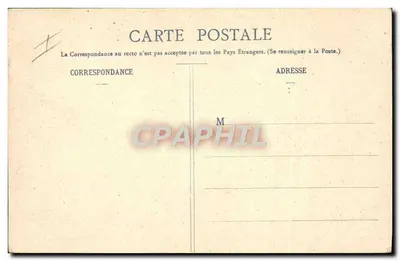 Campo de Châlons — O 155 curto — Peça em Fogo! — Livraria Militar Guérin, Mourmelon — Verso