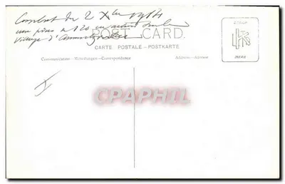 Combattimento del 2 X 1914 — Ammuntzynska — editore STARP NERE — Verso