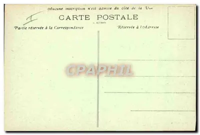 Camp de Mailly — Peças de 155 long au tir — A Nieps, editor — Verso