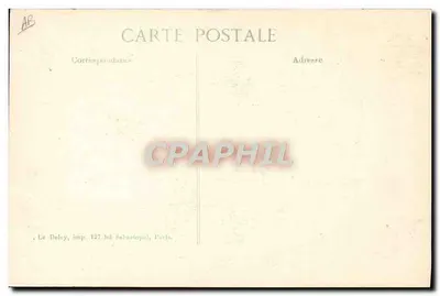 Canhões Alemães capturados pelos Ingleses — 1914 — edição Le Deloy, imp. 127, bd Sebastopol, Paris — Verso
