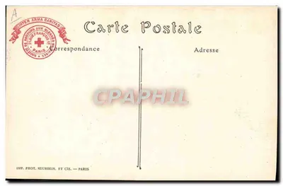Muzeum Wojska — Uniformy kapitana piechoty i próbki pocisków niemieckich — IMP. PHOT. NEURDEIN ET CIE, PARIS — Rewers